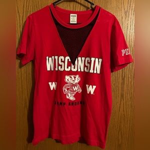 Victoria’s Secret Pink WI Badgers t-shirt